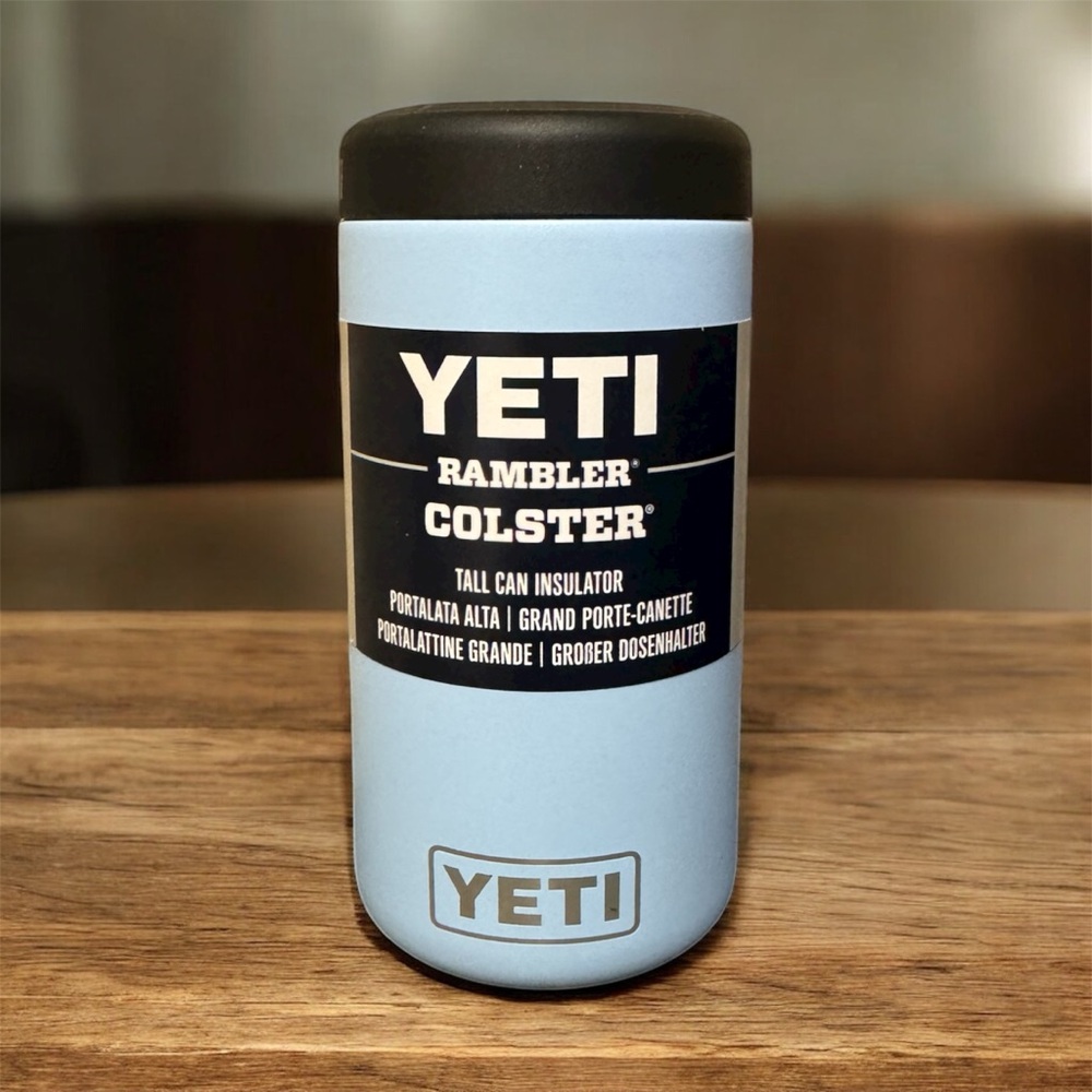 Yeti Big Sky Blue tall colster rambler